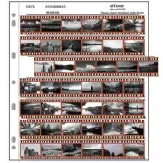 30x Acid-Free Ring Binder Archival Storage Sheets Pages 35mm 135 B&W Film Slide
