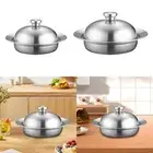 Flying Saucer Steaming Plate Fish Steaming Pot for Cereals Eggs Vegetables