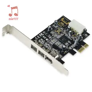 Sy-pex30016 3 端口 IEEE 1394 火線 1394B 和 1394A PCIe 1.1 X1 卡 TI