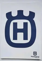 NEW GENUINE HUSQVARNA OFFICIAL A4 SQUARED FOOLSCAP PAPER NOTEPAD