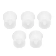 5pcs Lotion Funnel Round White Bottle Filling Shampoo Transfer Essential Oil ADS