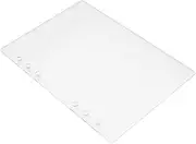 Gogogmee Stylish Frosted Acrylic Binder Cover Detachable Loose Leaf Cover for Notebooks Minimalist Design for Planners Budgeting Elegant Acrylic