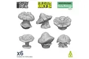 Green Stuff World 3D printed set - Chunky Mushrooms XL
