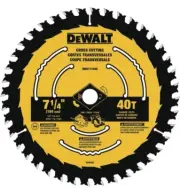 DEWALT Carbide Circular Saw Blade 7 1/4 Inch 40T Cross Cutting Lot Of 15
