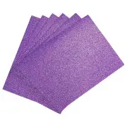 EVA Foam Sheets Glitter DArk Purple 10.8 x 8.5 Inch 2mm Thick Crafts Foam 15Pcs
