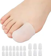 20 Pieces Gel Toe Cap, Prevent callus and Blistering, Silicone Toe Protector for Women and Men