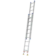 INDALEX 3.2m-5.3m Industrial Aluminium 180KG Pro Series Extension Ladder - Level Arc