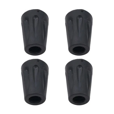 4Pcs Walking-Stick Rubber Ferrules Cane Crutch Tip Ends Trekking Pole Tip Cover