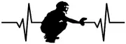 Baseball Catcher Heartbeat Iron On Transfer - T-Shirt + Light & Dark Fabrics #1