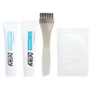 Just for Men, Mustache & Beard, Brush-In Color, M-40 Medium-Dark Brown, 1 Multiple Application Kit