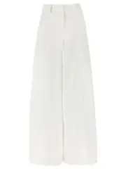 [Thelatest] Thelatest-Chino Sculpture Leg Pantaloni Bianco-Donna 40IT