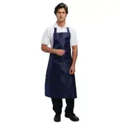 WHITES WATERPROOF BIB APRON BLUE A896