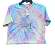 Rip Curl Tie Dye crop t-shirt size XS WSL Finals Trestles, CA NEW