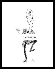 DANNY KAYE 1957-rpt Hollywood musical comedy star actor VICKY caricature MATTED
