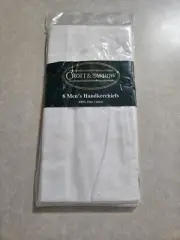 New Croft & Barrow 6Pk Men's Handkerchiefs