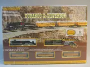 BACHMANN N SCALE DURANGO & SILVERTON TRAIN SET steam engine passenger BAC24020