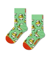 Kids Light Green Chicken Egg Crew Sock