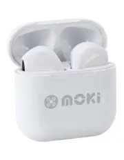 MokiPods Mini True Wireless Stereo Earphones for Kids Volume Limited in White ACC-MPMPMWK