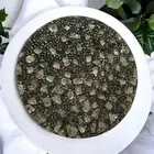Black Marble Coffee Table Abalone Shell & MOP Precious Inlay Stone Furniture Dec
