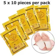 5 packs. Lanna Foot Patch Natural Herb Detoxification Pad Traditional Thailand