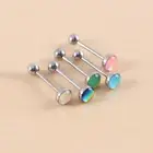 Stainless Steel Body Jewelry Tongue Piercings Piercing Jewelry Tongue Ring