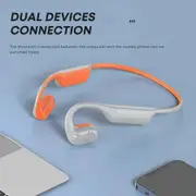 Open Ear Sport Headphones Bass Directional Sound Transmission Wireless Bluetooth Headsets for Music, Sports, Running, Cycling, Hiking