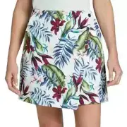 LADY HAGEN 16" PALM OVERLAP SKORT Size 10 PALM MINT GOLF TENNIS PICKLEBALL