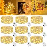 "LED Fairy Lights Battery -9 Pack LED Fairy String Lights 2M/20 LEDs Mini Fai...