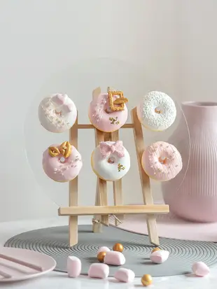 彩繪手作質感甜蜜仿真甜甜圈道具拍攝蛋糕麵包模型 (8.3折)