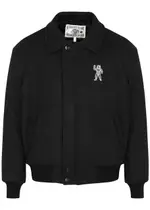 Billionaire Boys Club Appliquéd Felt Varsity Jacket - Black - S S