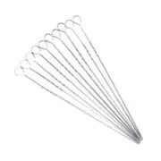 Willkon Set of 10 Stainless Steel Skewer Sticks for BBQ Grill