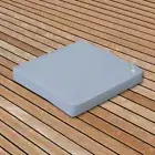 Oceansouth Hinged Type Boat Cushions Bench Seat Length 18" x Width 17" - Gray
