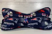 New England Patriots - 3 Sided Dog Bone Shaped Neck Pillow, Lower Back Supp LG