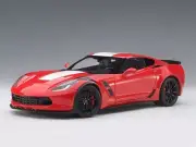 AUTOart 71274 1:18 CHEVROLET CORVETTE C7 GRAND SPORT (RED) 2017 (COMPOSITE MODEL