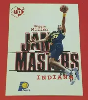 1997-98 UD3 Jam Masters Reggie Miller Card - Indiana Pacers