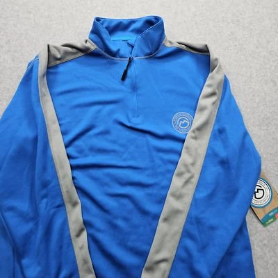 Magellan Outdoor Men's Small Blue 1/4 Zip Fishing Shirt NWT