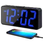7.5 in Digital Alarm Clock for Bedrooms, Bedside Clock with 0-100% Adjustable...