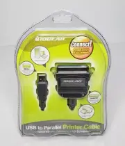 IOGEAR USB To Parallel Printer Cable GUC1284B New Sealed Quick Start Guide CDROM