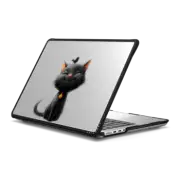 MacBook Pro 14-inch (M1 - M4) Impact Case Black kitty with bird
