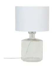 [Oriel Lighting] Fermo Glass Table Lamp in Clear
