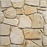Commomy 3D Wall Panels Faux Stone Brick, Peel and Stick Wall Tiles,11.8"x11.8", 10 Pcs PVC Self Adhesive Backsplash Tiles Stickers for Kitchen, Living Room, Bathroom, Bedroom, Interior Wall Decor