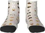 [JBYJBX] Dog Breed Print Adult Socks Womens Mens Workout Thermal Cozy All-Season Gift Holiday Articles Use