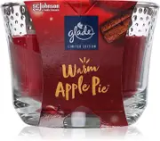 GLADE Warm Apple Pie Scented Candle 204g