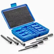 7-Pieces Extra Long Hex Bit Socket Allen Wrench Set MM w/ Case Chrome Vanadium