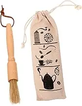 BUGUUYO Cleaning Brush for Espresso Coffee Brush Machine Cleaning Brush Safe Wooden Material Comfortable Grip Versatile for Filters Pots