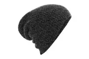 Beechfield Unisex Heavy Gauge Slouch Beanie (Antique Grey) (One Size)