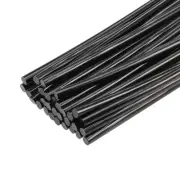 Mini Hot Glue Gun Sticks 11-inch x 0.27-inch for Glue Guns, Black 30pcs