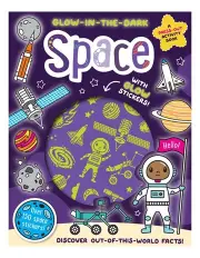 GLOW-IN-THE-DARK STICKER ACTIVITY BOOK - Space