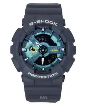 Casio G-Shock Analog Digital Bio-Based Resin Blue Dial Quartz GA-110AS-2A 200M Men's Watch