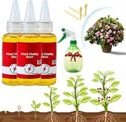 LIMETOW Phytovitamin Solution, Limetow Plant Vitality Elixir, Limetown Plant Fertilizer, Plant Rooting Hormone for Seedlings and Cuttings (3 Pcs)